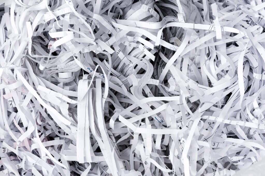 Paper Shredding Fraud