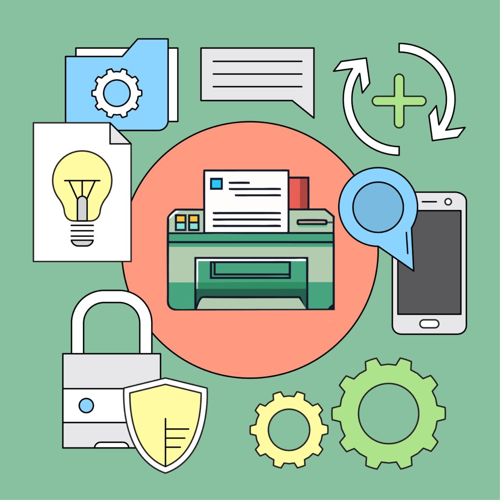 security features of a modern MFP