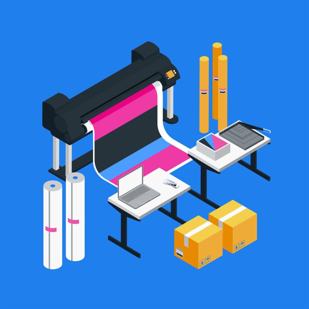 How to estimate cost per print for large format jobs